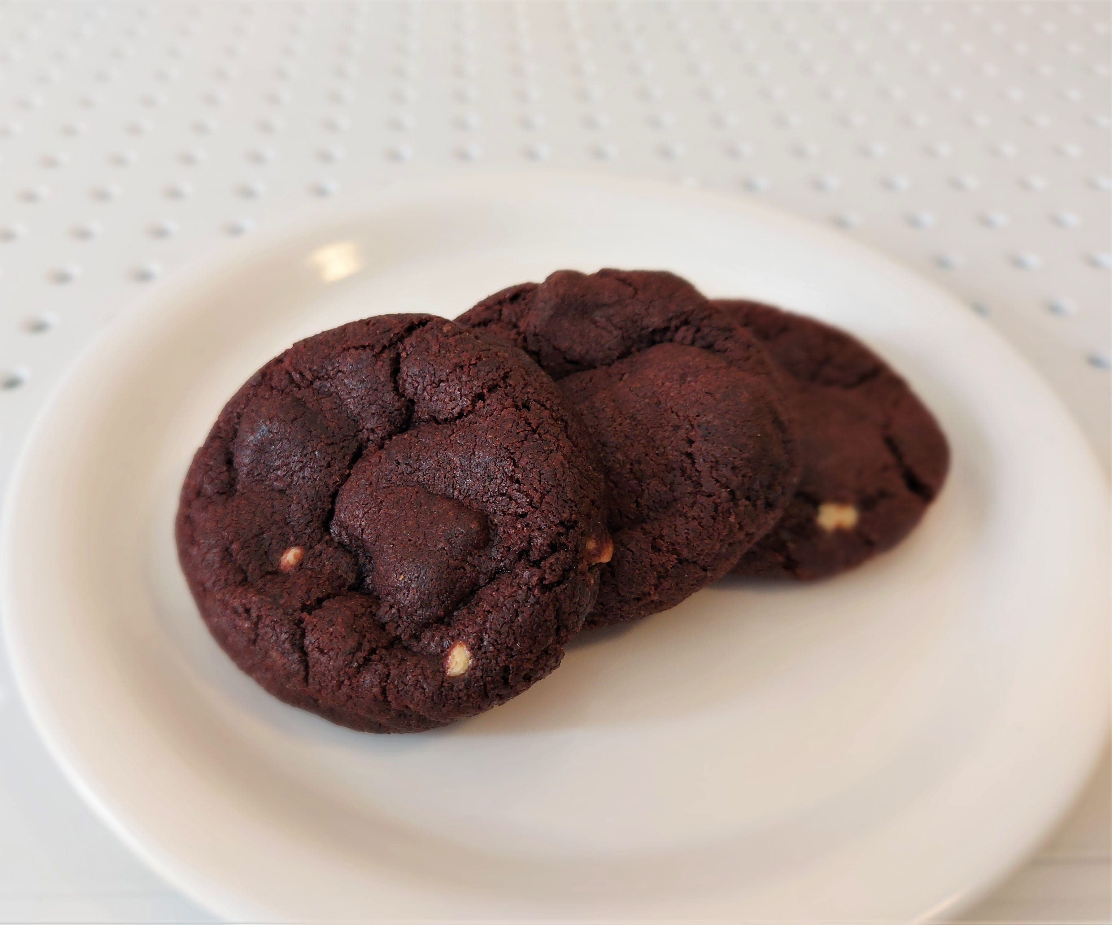 Red Velvet Filled Cookie — a dough cookie Bangalore