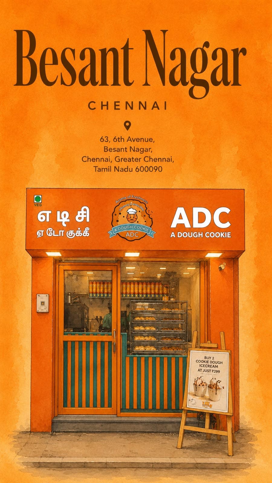 A Dough Cookie — Besant Nagar